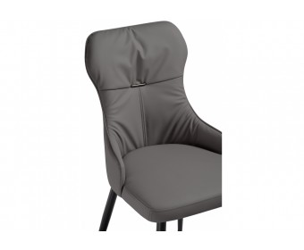 Стул на металлокаркасе Neli gray / black