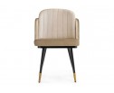 Стул на металлокаркасе Penelopa beige / light beige / black / gold в Ростове-на-Дону