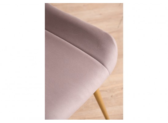 Стул на металлокаркасе Седа 360 латте (zd 290) / золотой