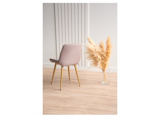 Стул на металлокаркасе Седа 360 латте (zd 290) / золотой