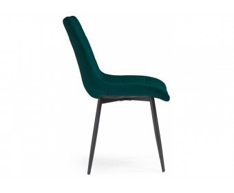 Стул на металлокаркасе Sidra green / black