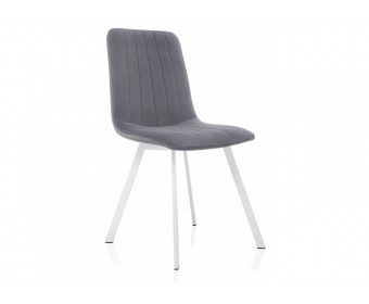 Стул на металлокаркасе Sling gray / white