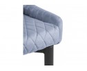 Стул на металлокаркасе Teo light blue / black в Ростове-на-Дону