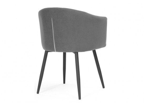 Стул на металлокаркасе Валета темно-серый / черный каркас в Ростове-на-Дону