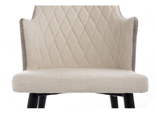 Стул Velen dark brown / beige fabric в Ростове-на-Дону