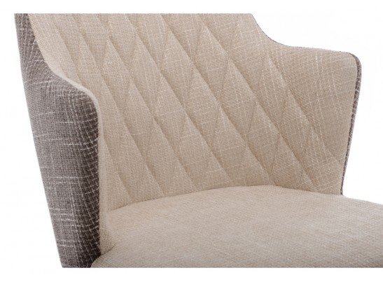 Стул Velen dark brown / beige fabric в Ростове-на-Дону