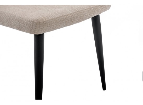 Стул Velen dark brown / beige fabric в Ростове-на-Дону