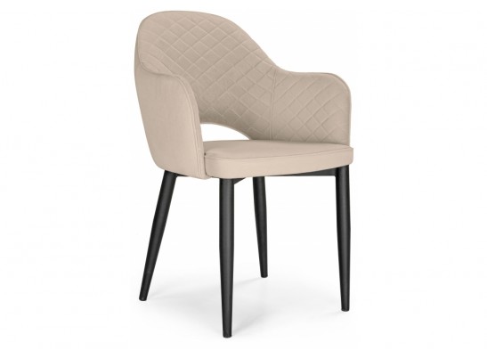 Стул на металлокаркасе Vener black / beige в Ростове-на-Дону