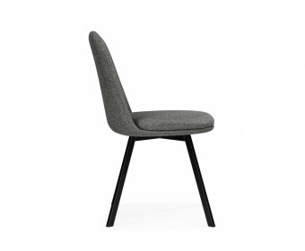 Стул Texas 2 светло-серый поворотный / черный