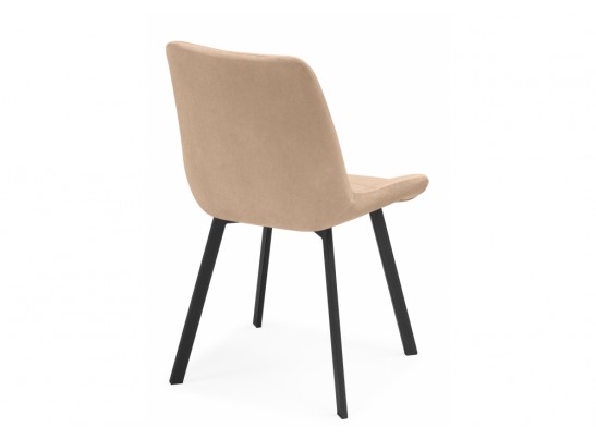 Стулья на металлокаркасе Челси 360 бежевый (ZD 210) / черный