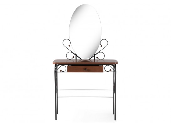 Туалетный столик Клео 3 черный / орех в Ростове-на-Дону