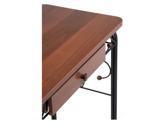 Туалетный столик Клео 3 черный / орех в Ростове-на-Дону