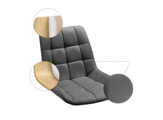 Комплект стульев Стронг 4 шт латте / черный в Ростове-на-Дону