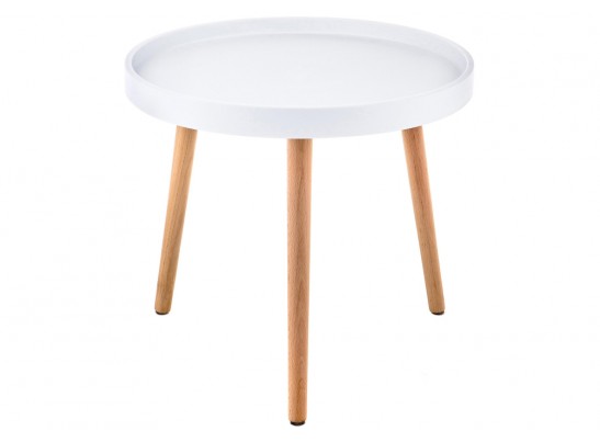 Журнальный столик Hof 50х45 white / wood в Ростове-на-Дону