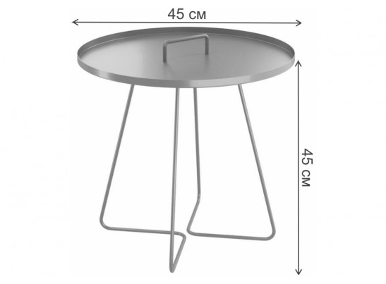 Журнальный столик Sheffilton SHT-CT42 черный муар в Ростове-на-Дону