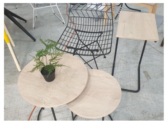 Журнальный столик SHT-CT9 дуб беленый / черный муар в Ростове-на-Дону