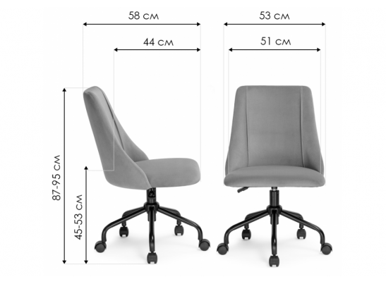 Компьютерное кресло Kosmo light blue в Ростове-на-Дону