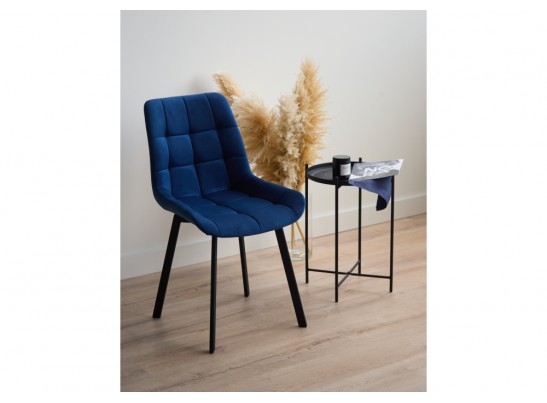 Стул на металлокаркасе Челси 360 П синий (zd 798) / черный в Ростове-на-Дону