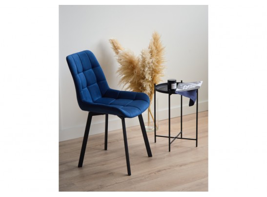 Стул на металлокаркасе Челси 360 П синий (zd 798) / черный в Ростове-на-Дону