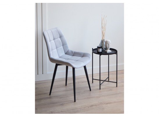 Стул на металлокаркасе Челси 360 К светло-серый (zd 960) / черный в Ростове-на-Дону