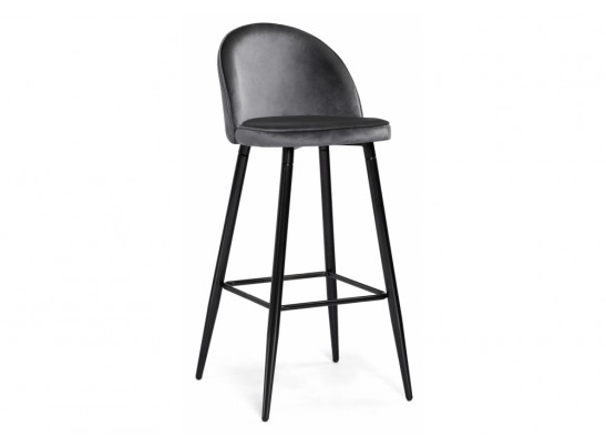 Барный стул Dodo 1 dark grey with edging / black в Ростове-на-Дону