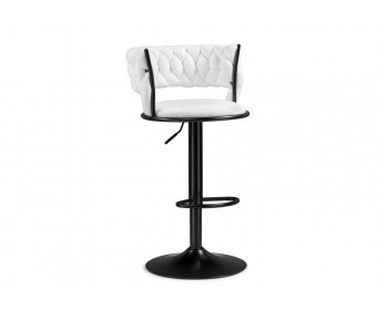Барный стул Lotus white / black