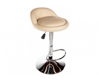 Барный стул ROUND бежевый