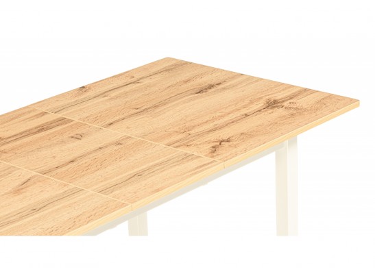 Деревянный стол Аркон 110(130)х68х75 дуб вотан / белый в Ростове-на-Дону