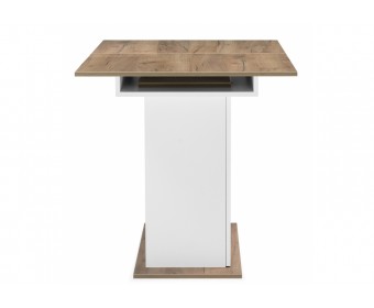 Деревянный стол Carla белый / крафт золотой