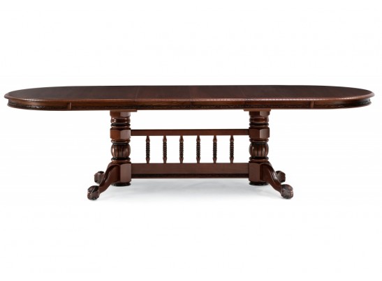 Деревянный стол Кантри 200(280)х107х79 орех / коричневая патина в Ростове-на-Дону