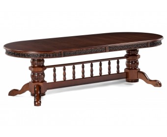 Деревянный стол Кассиль орех / коричневая патина