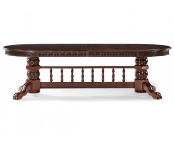 Деревянный стол Кассиль орех / коричневая патина