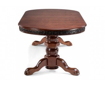 Деревянный стол Кассиль орех / коричневая патина