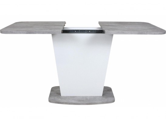 Деревянный стол Комфорт цемент светлый / белый в Ростове-на-Дону