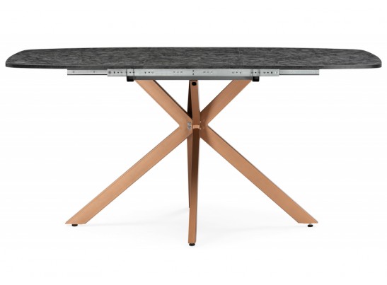 Деревянный стол Кортез 116(160)x77 раздвижной малави / медь