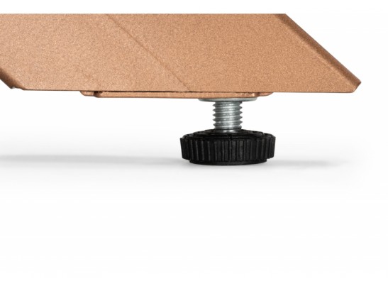 Деревянный стол Кортез 116(160)x77 раздвижной малави / медь