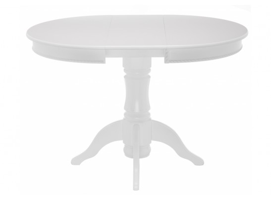 Деревянный стол Павия круглый белый в Ростове-на-Дону