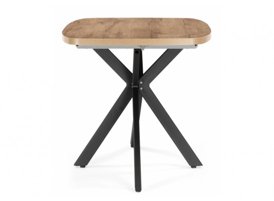 Деревянный стол Кортез 32 116(160)x77 раздвижной дуб табачный / черный в Ростове-на-Дону