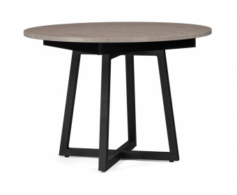 Деревянный стол Регна бежевый / черный каркас