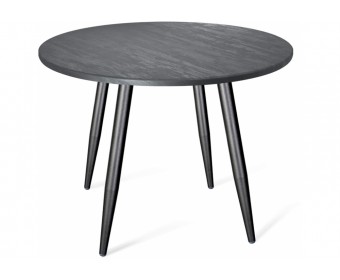 Деревянный стол SHT-TU14/90 черный муар / каменный уголь