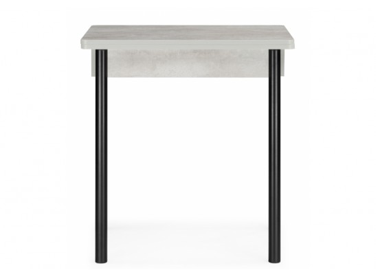 Деревянный стол Валдез 50(100) х 700 бетон метрополитан / черный матовый в Ростове-на-Дону