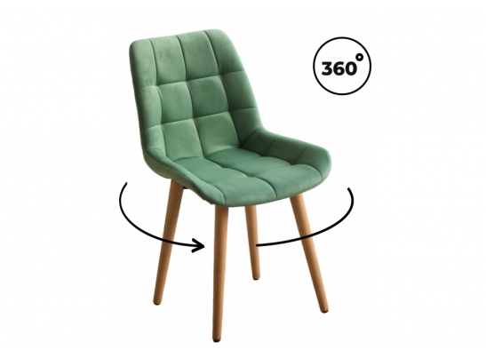 Деревянный стул Челси 360 фисташковый (zd 651) / светлое дерево в Ростове-на-Дону