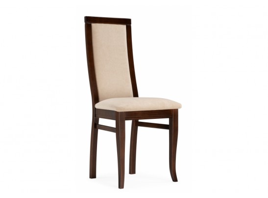 Деревянный стул Давиано велюр тедди 008 / орех темный в Ростове-на-Дону