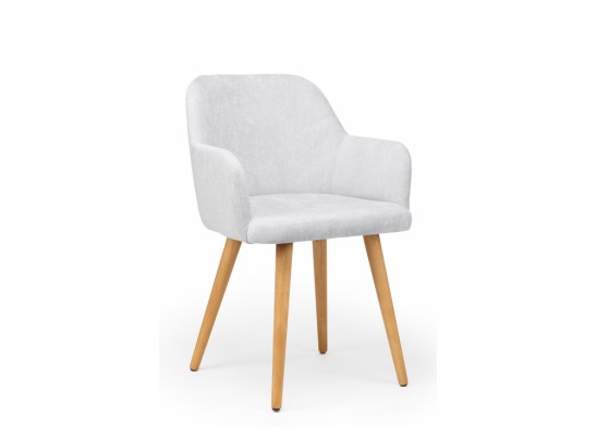 Деревянный стул Инфини 360 светло-серый (ocean 021) / светлое дерево в Ростове-на-Дону