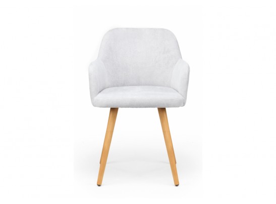 Деревянный стул Инфини 360 светло-серый (ocean 021) / светлое дерево в Ростове-на-Дону