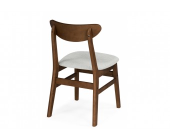 Деревянный стул Okava бежевый / орех