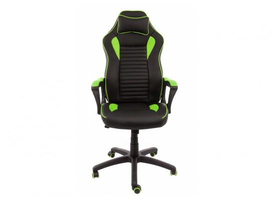 Компьютерное кресло Leon черное / зеленое в Ростове-на-Дону