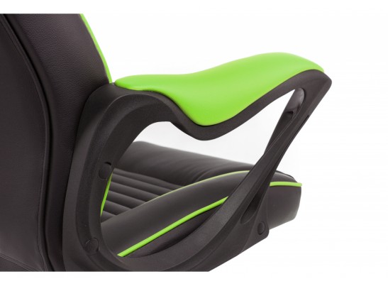 Компьютерное кресло Leon черное / зеленое в Ростове-на-Дону