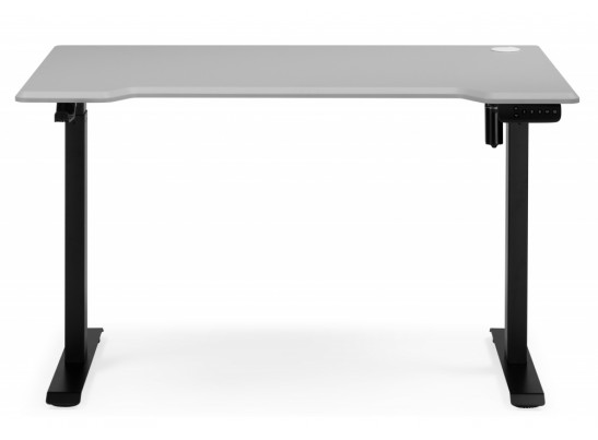 Компьютерный стол Маркос 120х75 светло-серый / черный в Ростове-на-Дону