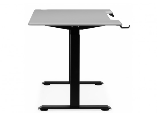 Компьютерный стол Маркос 120х75 светло-серый / черный в Ростове-на-Дону